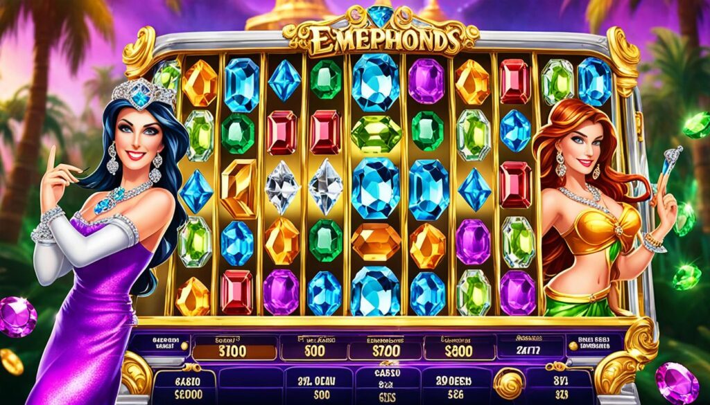 mücevher temalı slot oyunu